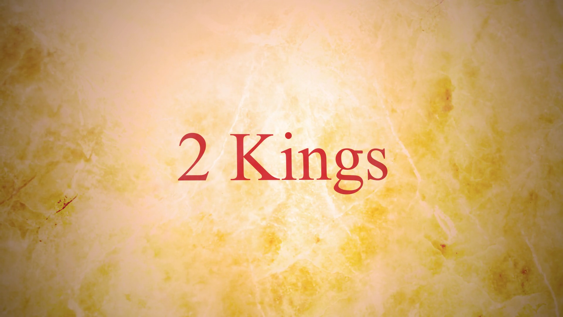 The Second Book of Kings