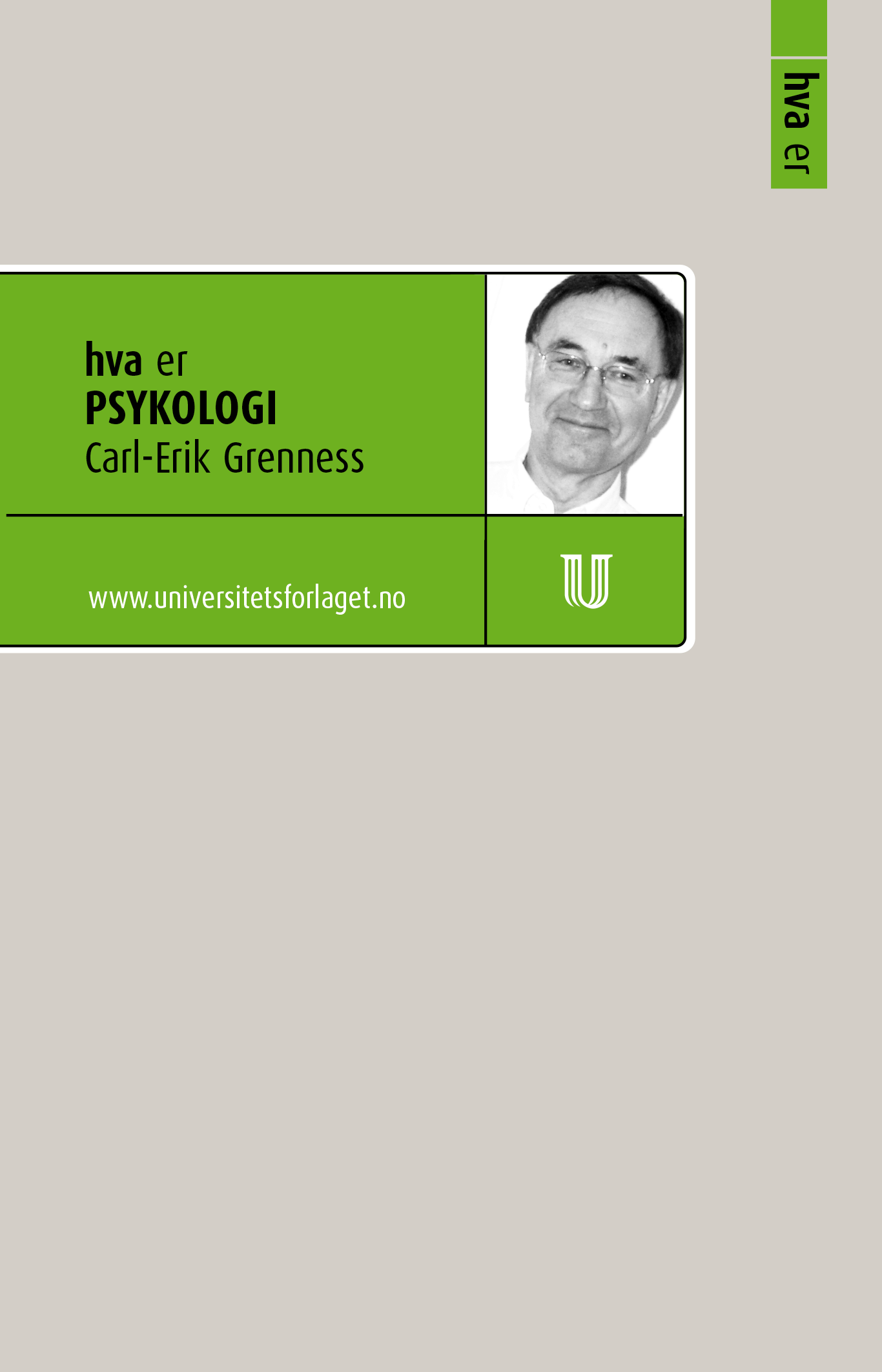 hva er PSYKOLOGI book cover