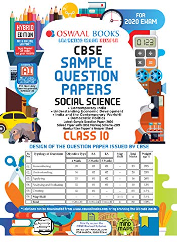Oswaal CBSE Sample Question Papers Class 10 Social Science by Oswaal ...