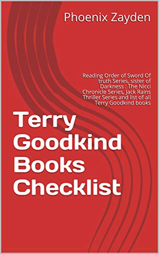 Terry Goodkind Books Checklist Reading Order of Sword Of truth Series