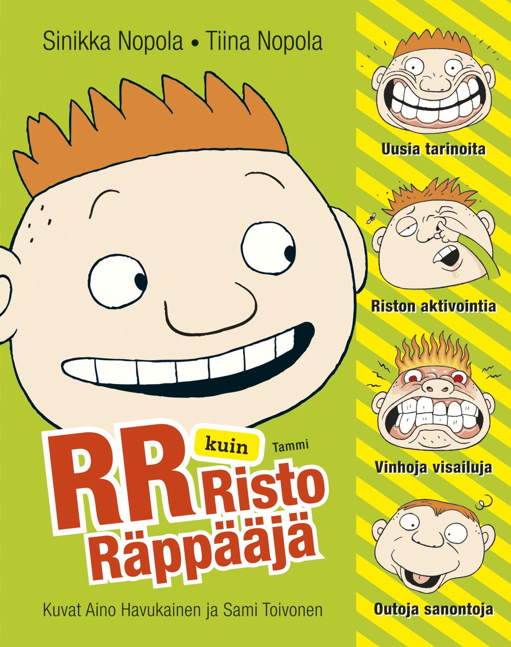 RR kuin Risto Räppääjä book cover