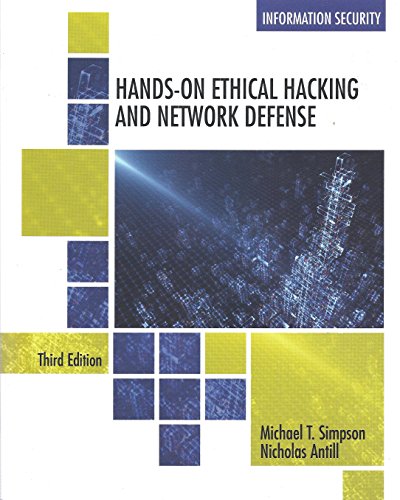 Hands-On Ethical Hacking+network..-Text by Michael T. Simpson | Goodreads