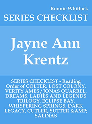 Jayne Ann Krentz - SERIES CHECKLIST - Reading Order of COLTER, LOST ...