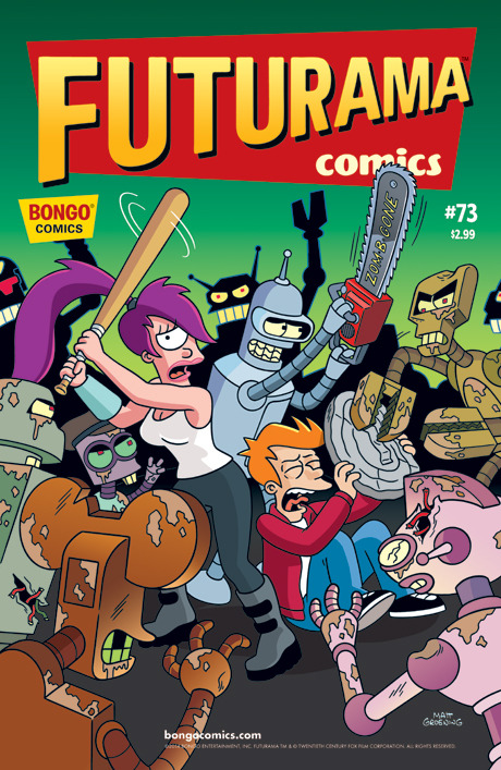Futurama Comics #73 book cover