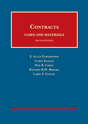 Cases and Materials on Contracts, 9th - CasebookPlus book cover