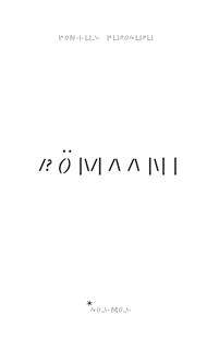 Römaani book cover