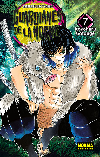Portada de Reseña #2165 - Guardianes de la noche (#7-8), Koyoharu Gotouge (Kimetsu no Yaiba #7)