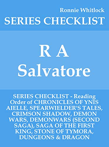 R A Salvatore - SERIES CHECKLIST - Reading Order of CHRONICLES OF YNIS AIELLE, SPEARWIELDER'S ...