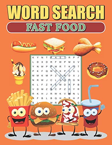 Word Search Fast Food: Large Print Word Find Puzzles by Greater Heights