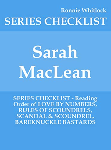 Sarah MacLean - SERIES CHECKLIST - Reading Order of LOVE BY NUMBERS ...