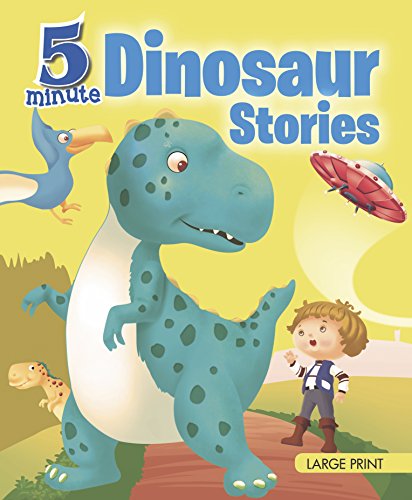 5 Minute Dinosaur Stories : Large Print