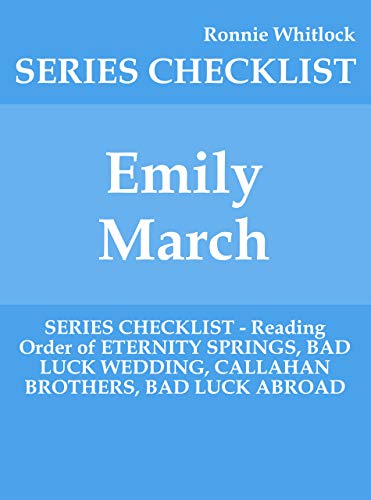 Emily March - SERIES CHECKLIST - Reading Order of ETERNITY SPRINGS, BAD ...