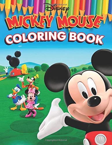 Mickey Mouse Coloring Book: Great 61 Illustrations for Kids by Yama ...