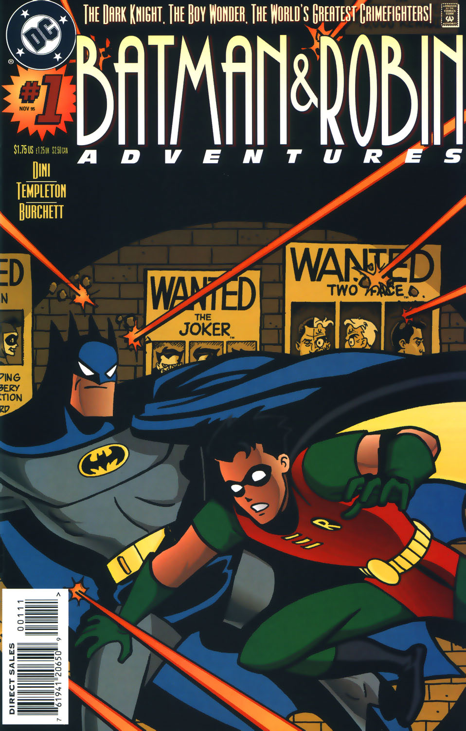 Batman and Robin Adventures (1995-1997) book cover 1