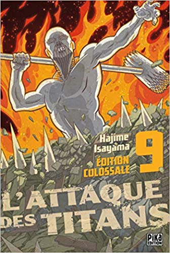 L'attaque des titans book cover