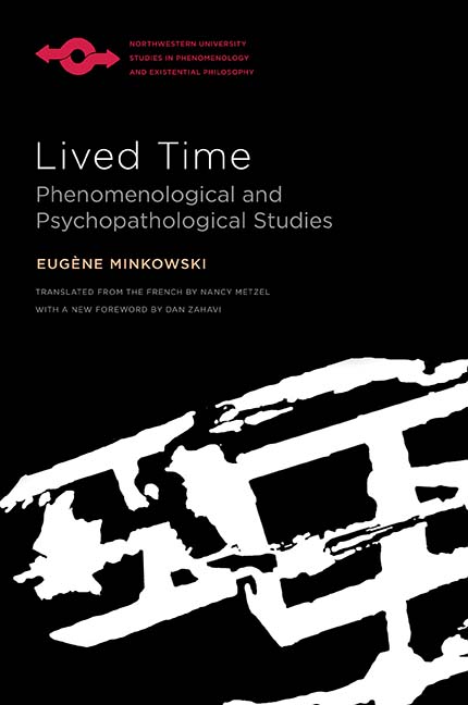 Lived Time: Phenomenological and Psychopathological Studies by Eugène ...