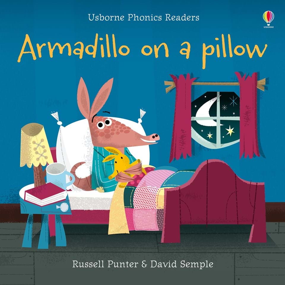Armadillo on Pillow book cover