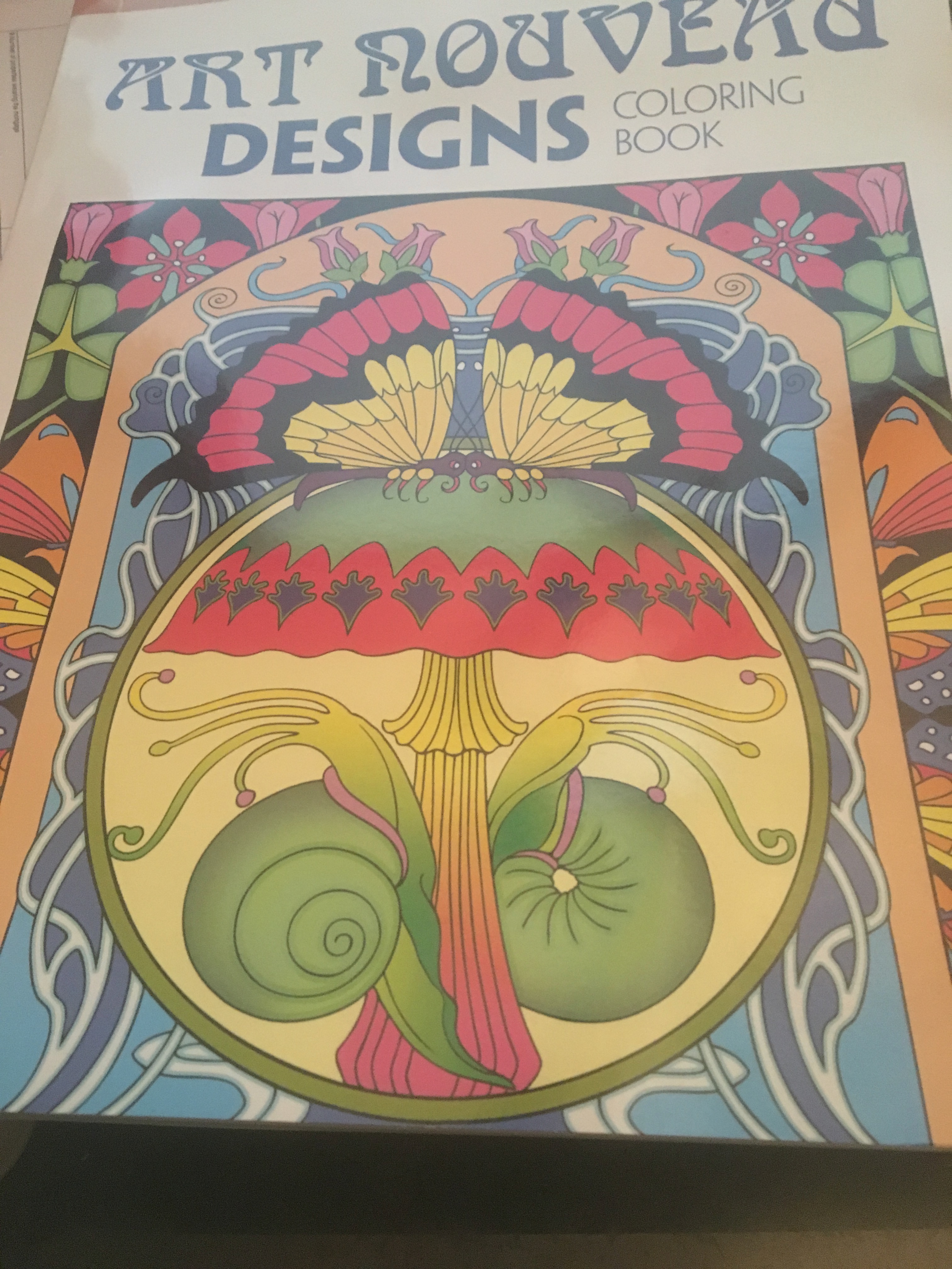 art nouveau designs coloring book by Marty Noble | Goodreads