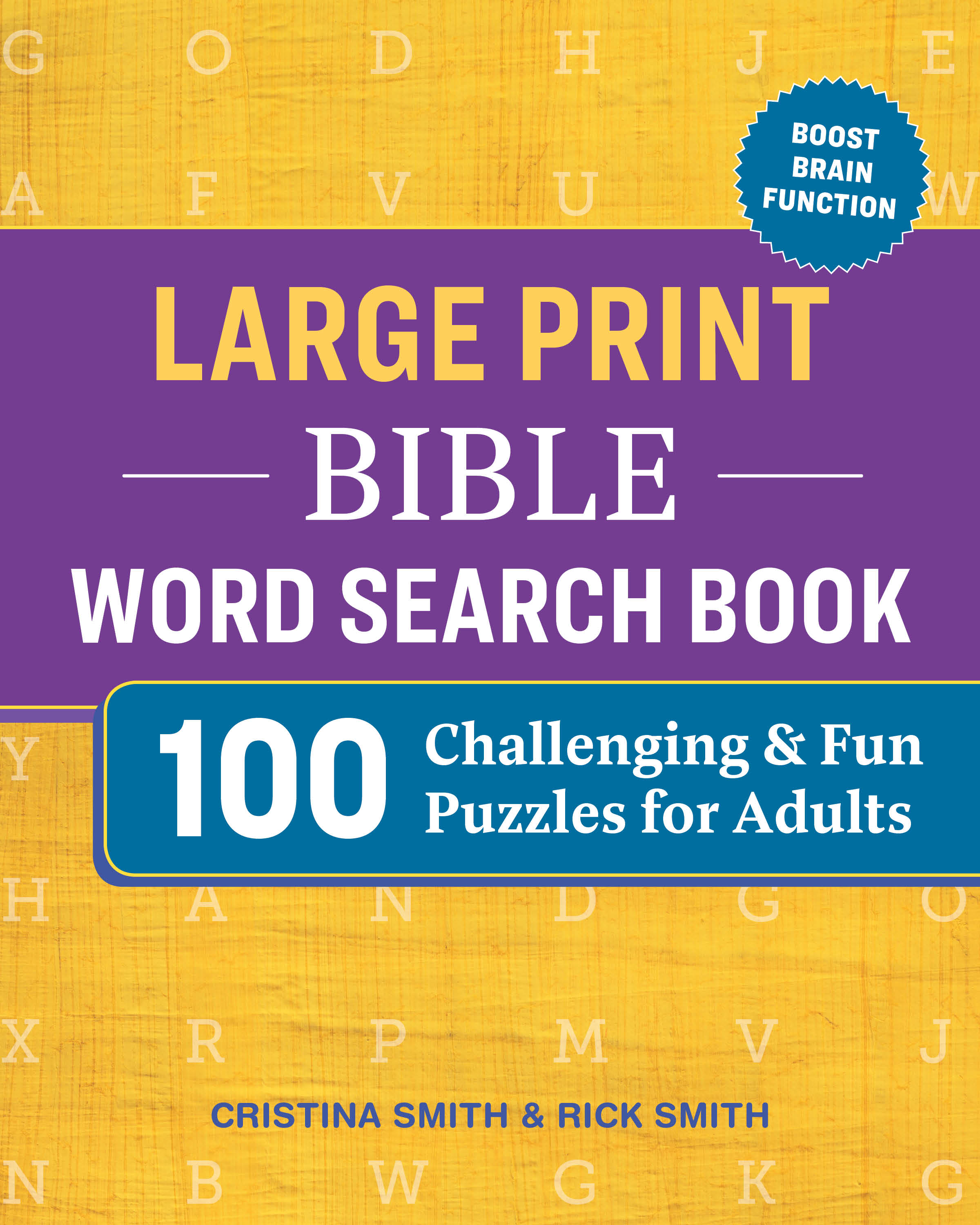 Large Print Bible Word Search Book: 100 Challenging and Fun Puzzles for ...