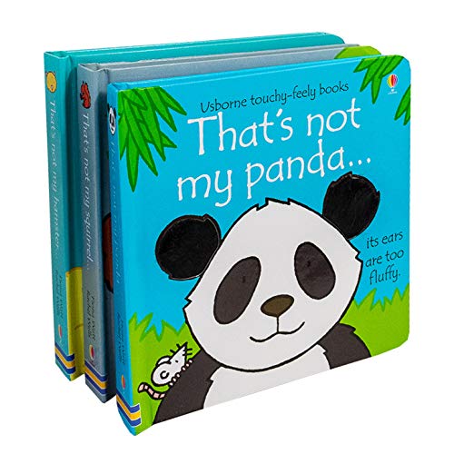 Usborne That's Not My Squirrel,Hamster & Panda 3 Touchy Feely Books For Childrens By Fiona Watt book cover