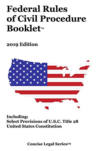 Federal Rules of Civil Procedure Booklet: 2019 Edition by Cahaba ...