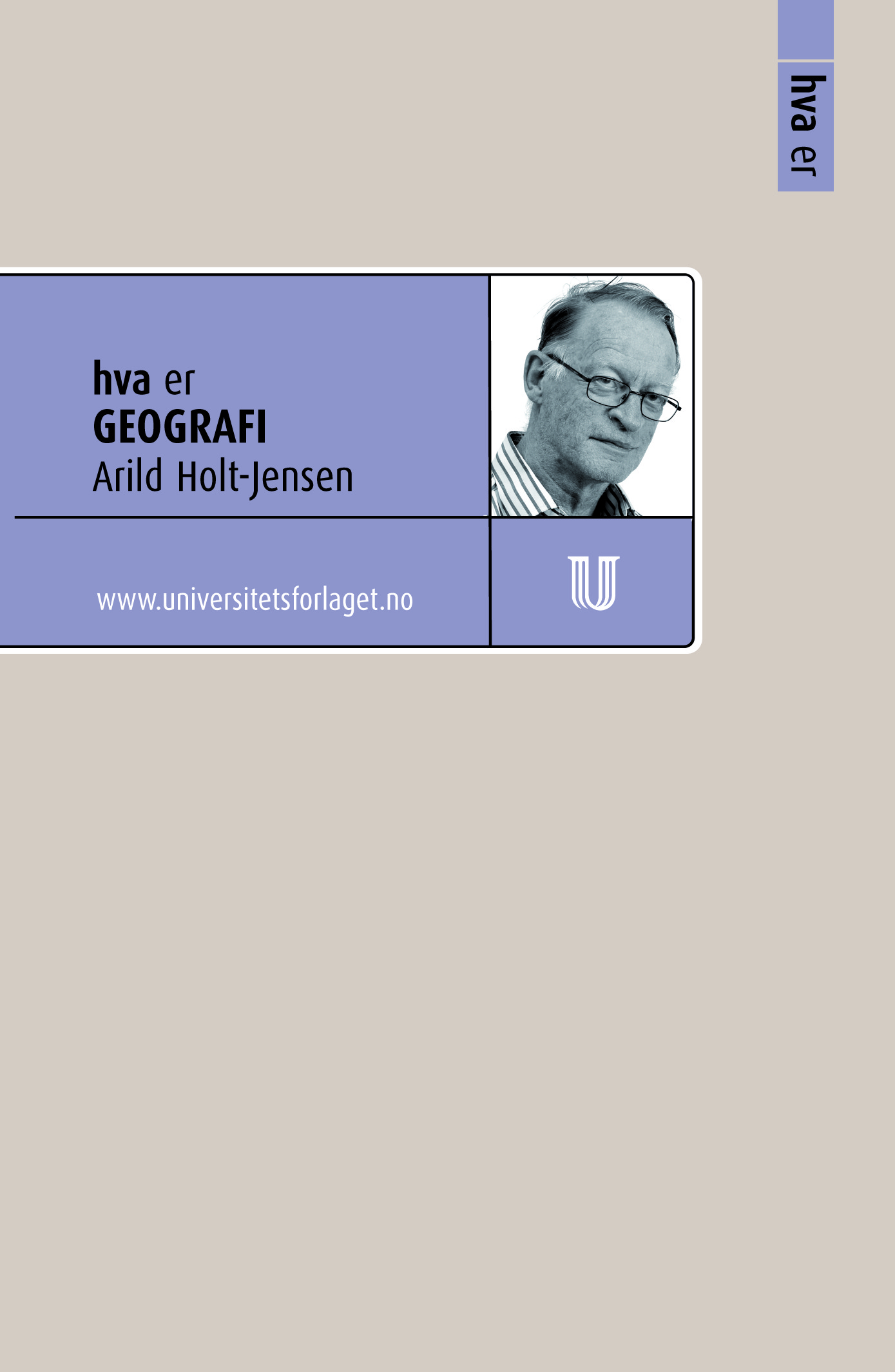 Hva er geografi book cover