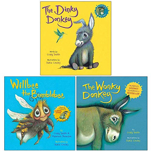 The Dinky Donkey, Willbee the Bumblebee, The Wonky Donkey 3 Books