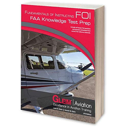 Fundamentals of Instructing FOI FAA Knowledge Test Prep 2020 by Irvin N. Gleim Goodreads