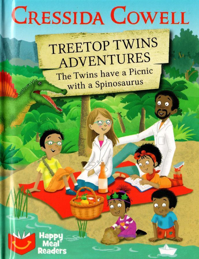 The Twins have a Picnic with a Spinosaurus book cover
