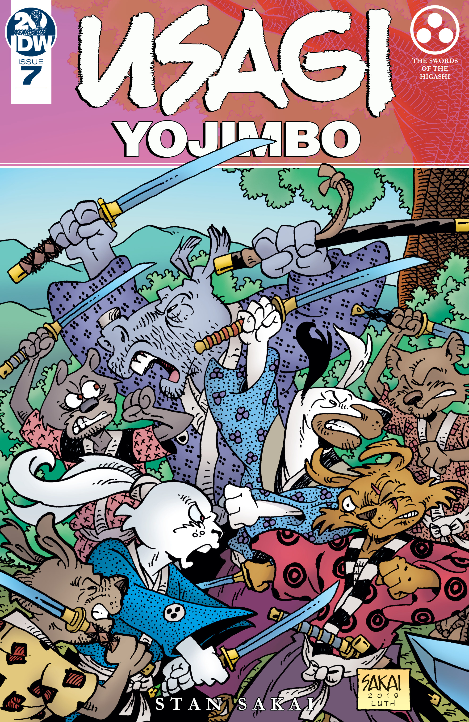 Usagi Yojimbo (2019) book cover 1