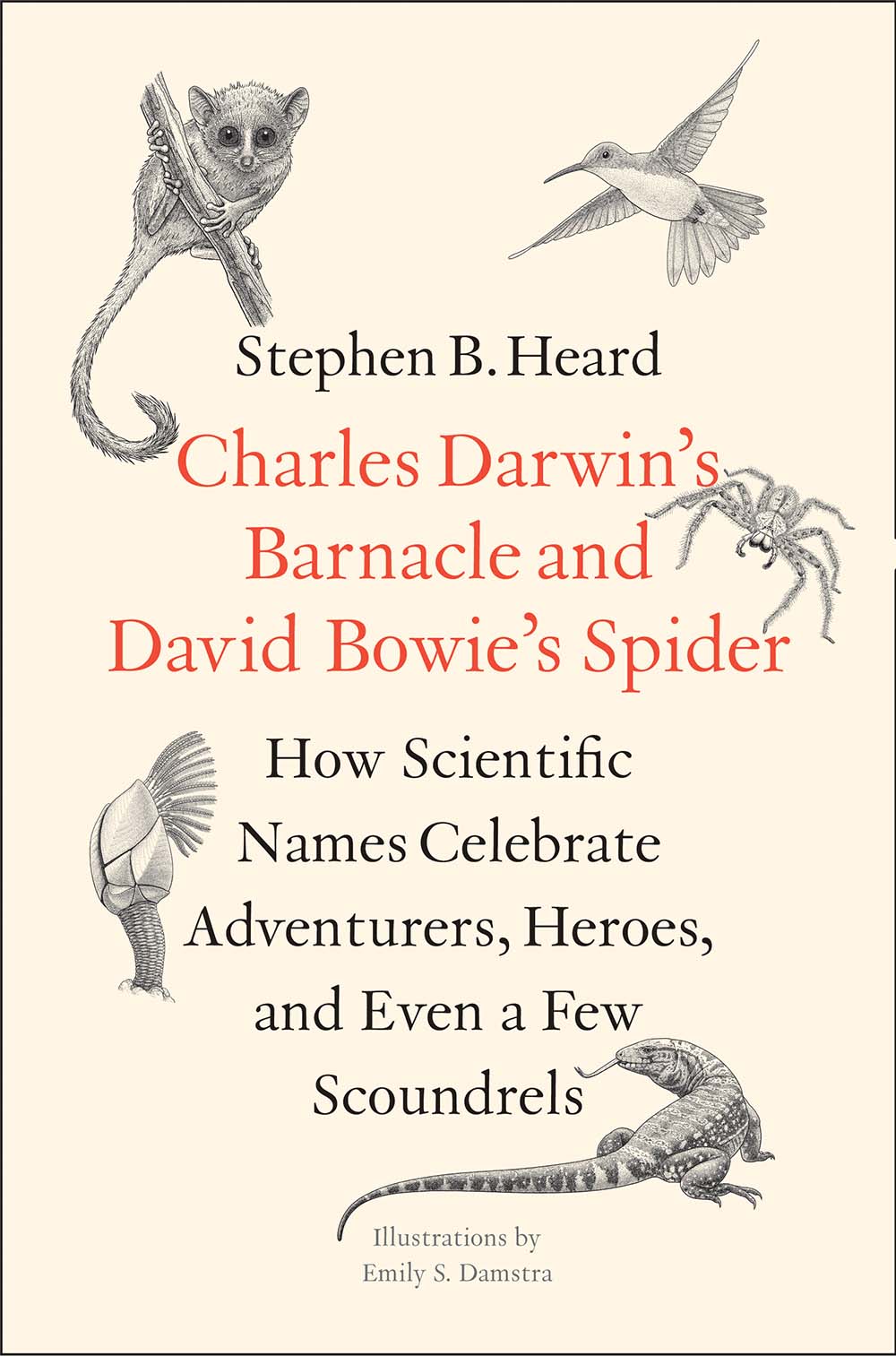 Charles Darwin’s Barnacle and David Bowie’s Spider: How Scientific Names Celebrate Adventurers, Heroes, and Even a Few Scoundrels