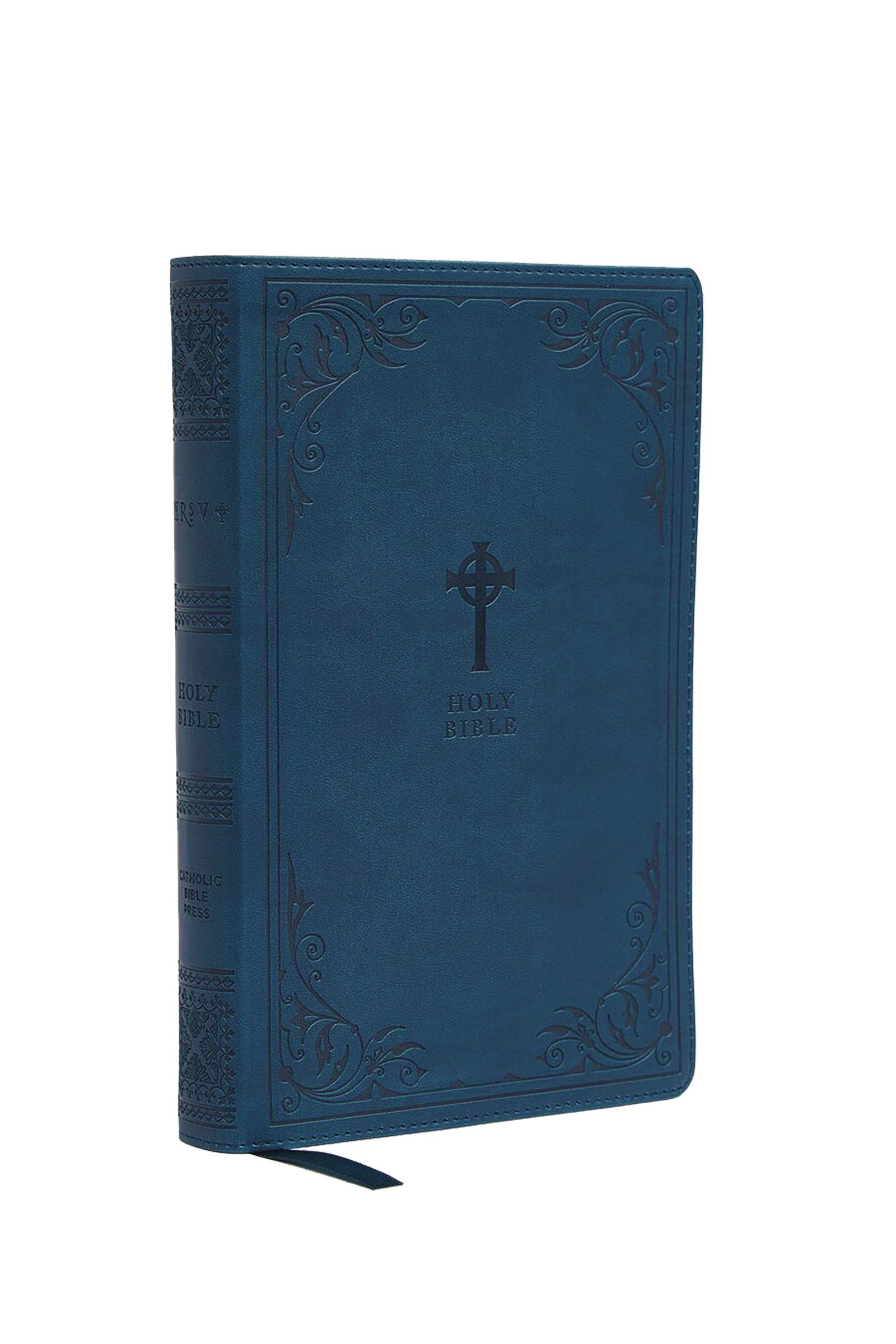 NRSV Catholic Bible Gift Edition Leathersoft Teal Comfort Print nrsv-catholic-bible-gift-edition-leathersoft-teal-comfort-print