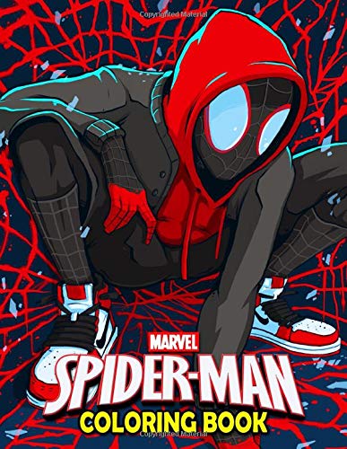 Marvel Spiderman Coloring Book: 50+ Spider-man Illustrations for Boys ...