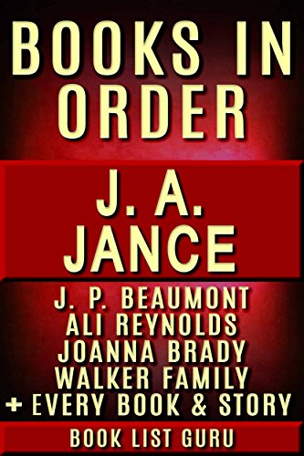 JA Jance Books in Order: JP Beaumont series, Ali Reynolds series, Ali ...
