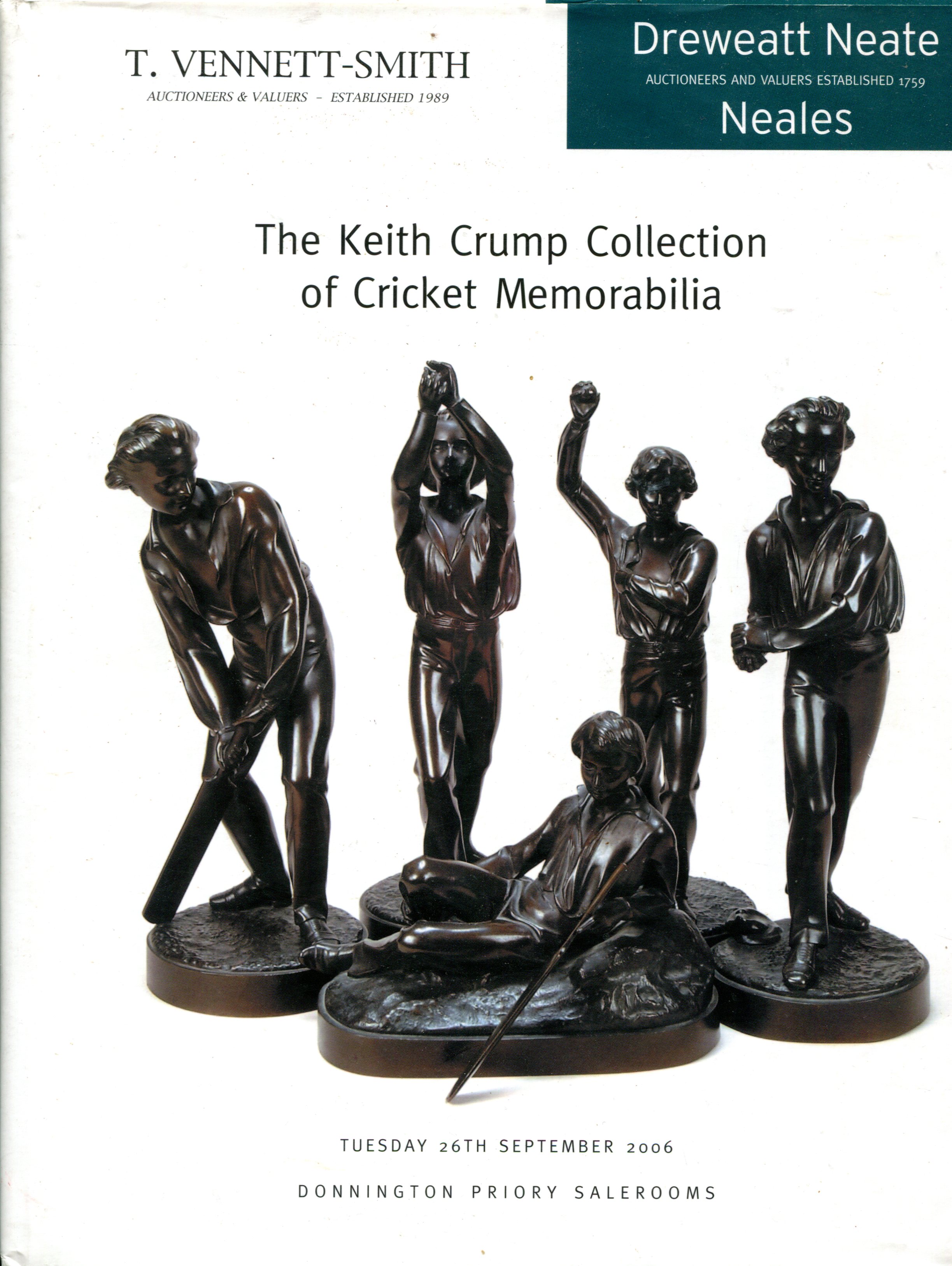 The Keith Crump Collection Of Cricket Memorabilia By Trevor Vennett 