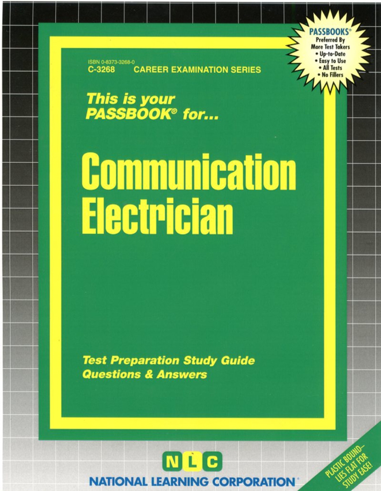 Communication Electrician Passbooks Study Guide by National Learning