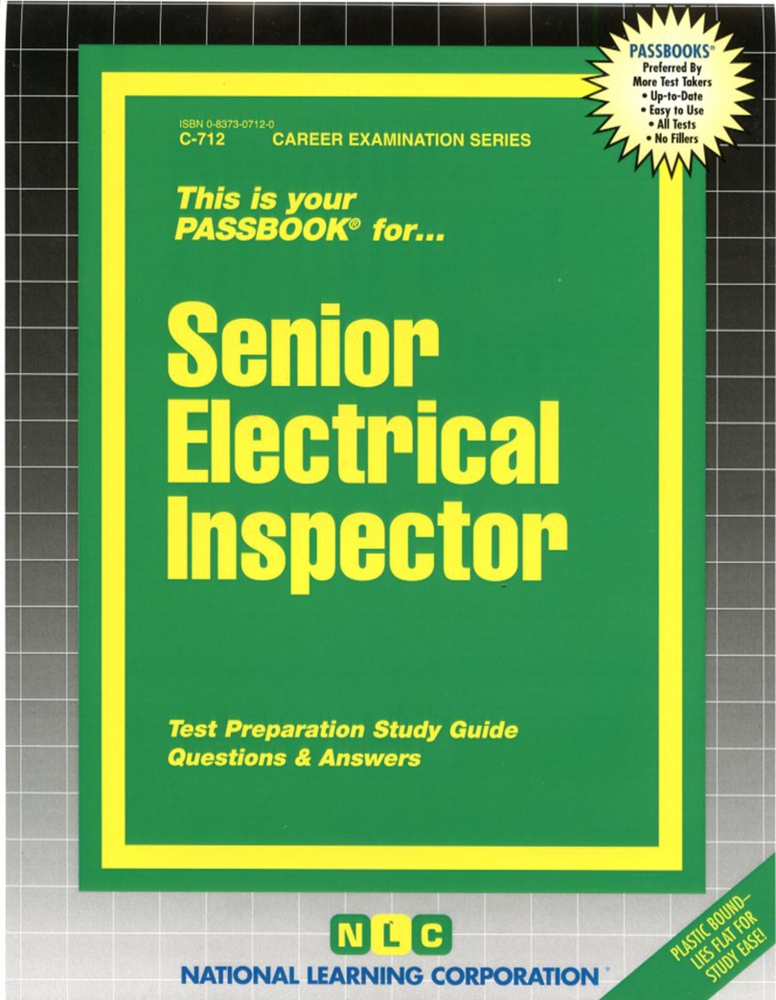 Senior Electrical Inspector(Passbooks) by National Learning Corporation