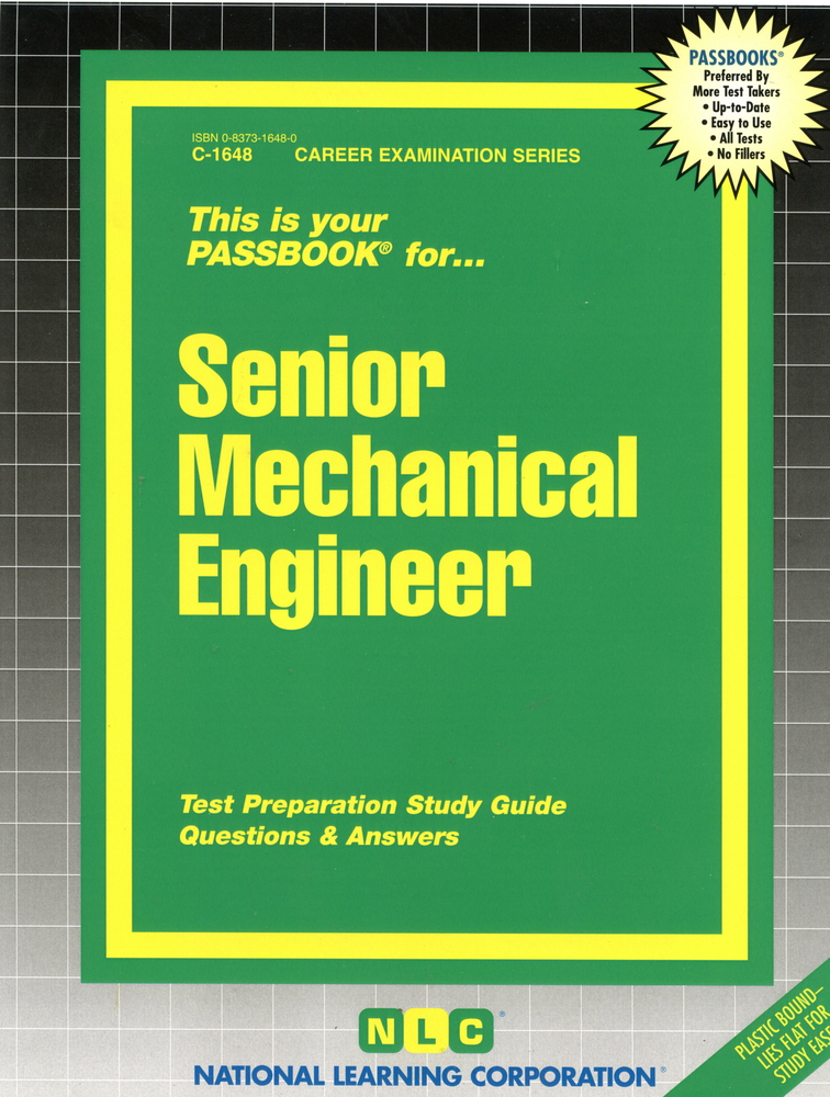 Senior Mechanical Engineer By National Learning Corporation Goodreads
