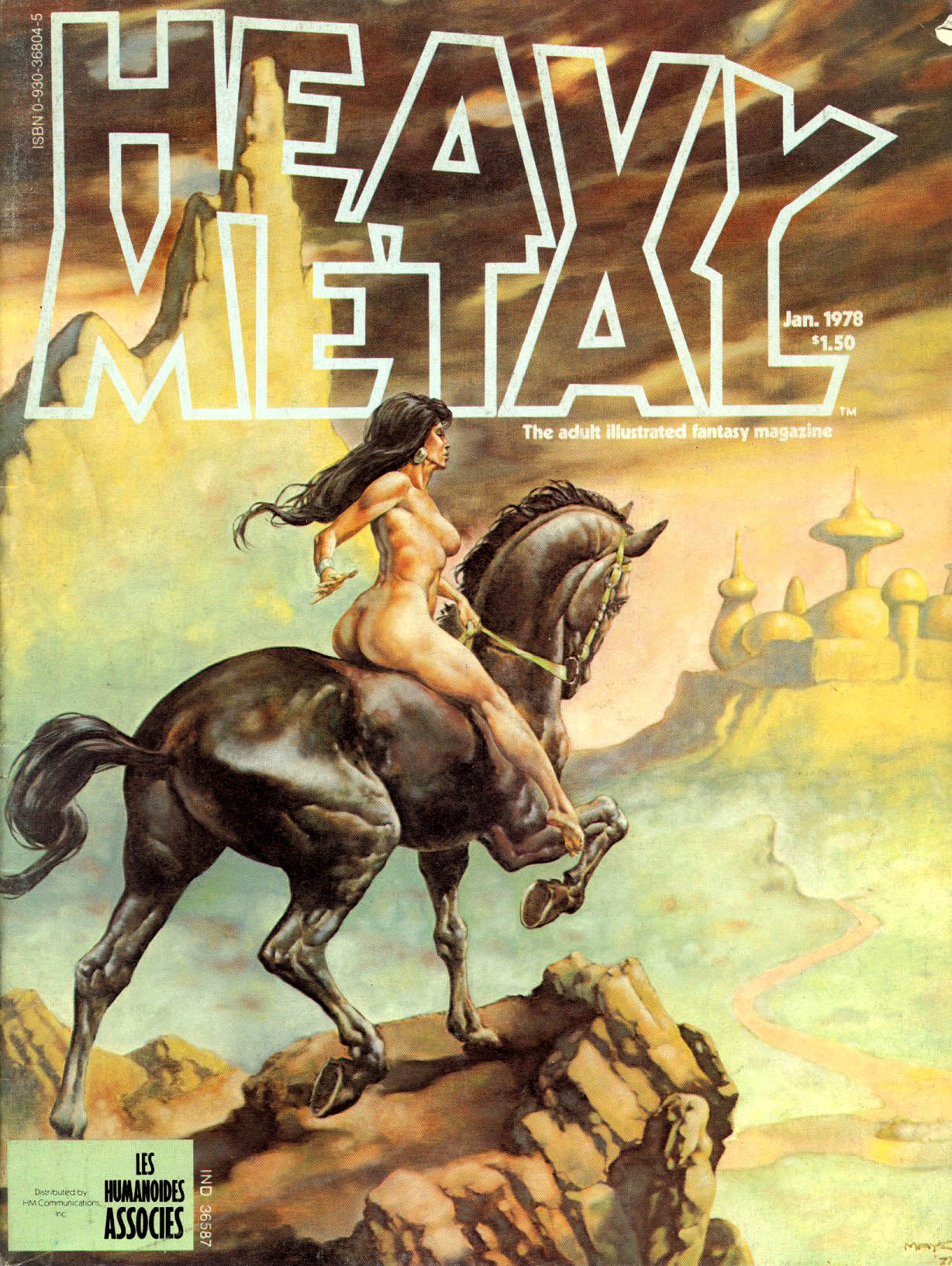 Heavy Metal, Jan. 1978 book cover