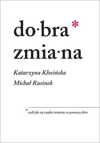 Dobra zmiana book cover