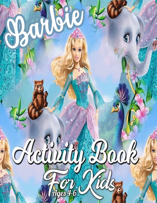 Barbie Activity Book for Kids Ages 4-6: Barbie Princes Coloring Book ...