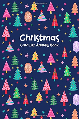 Christmas card list address book address book with christmas card log 