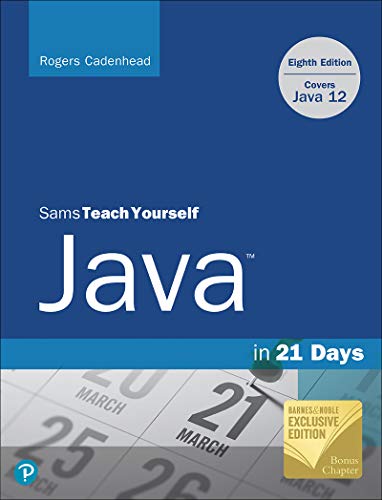 Sams Teach Yourself Java in 21 Days (Covering Java 12), Barnes & Noble ...