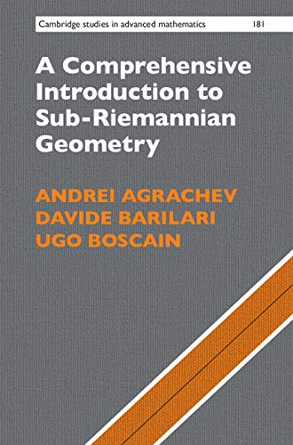 A Comprehensive Introduction to Sub-Riemannian Geometry book cover