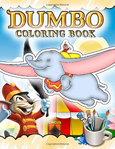 Dumbo Coloring Book: Dumbo Jumbo Coloring Book With High Quality Images For All Funs by Bumboo ...