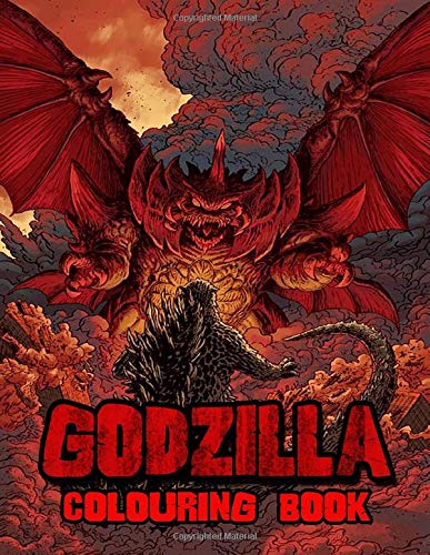 Godzilla Colouring Book: For 65th Anniversary Edition With High Quality ...