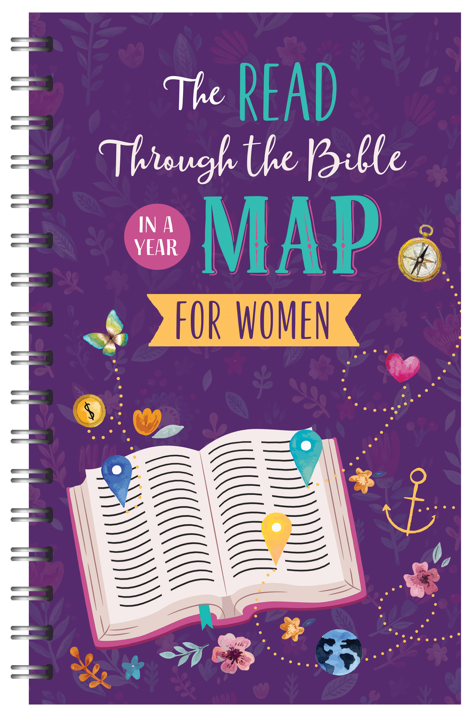 The Read through the Bible in a Year Map for Women by Barbour Staff ...