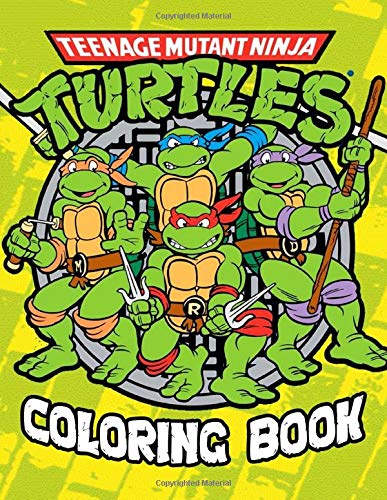 Teenage Mutant Ninja Turtles Coloring Book: Stress Relieving Ninja ...