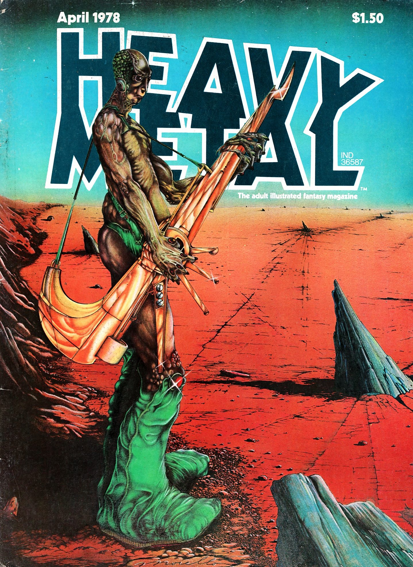 Heavy Metal, April 1978 book cover