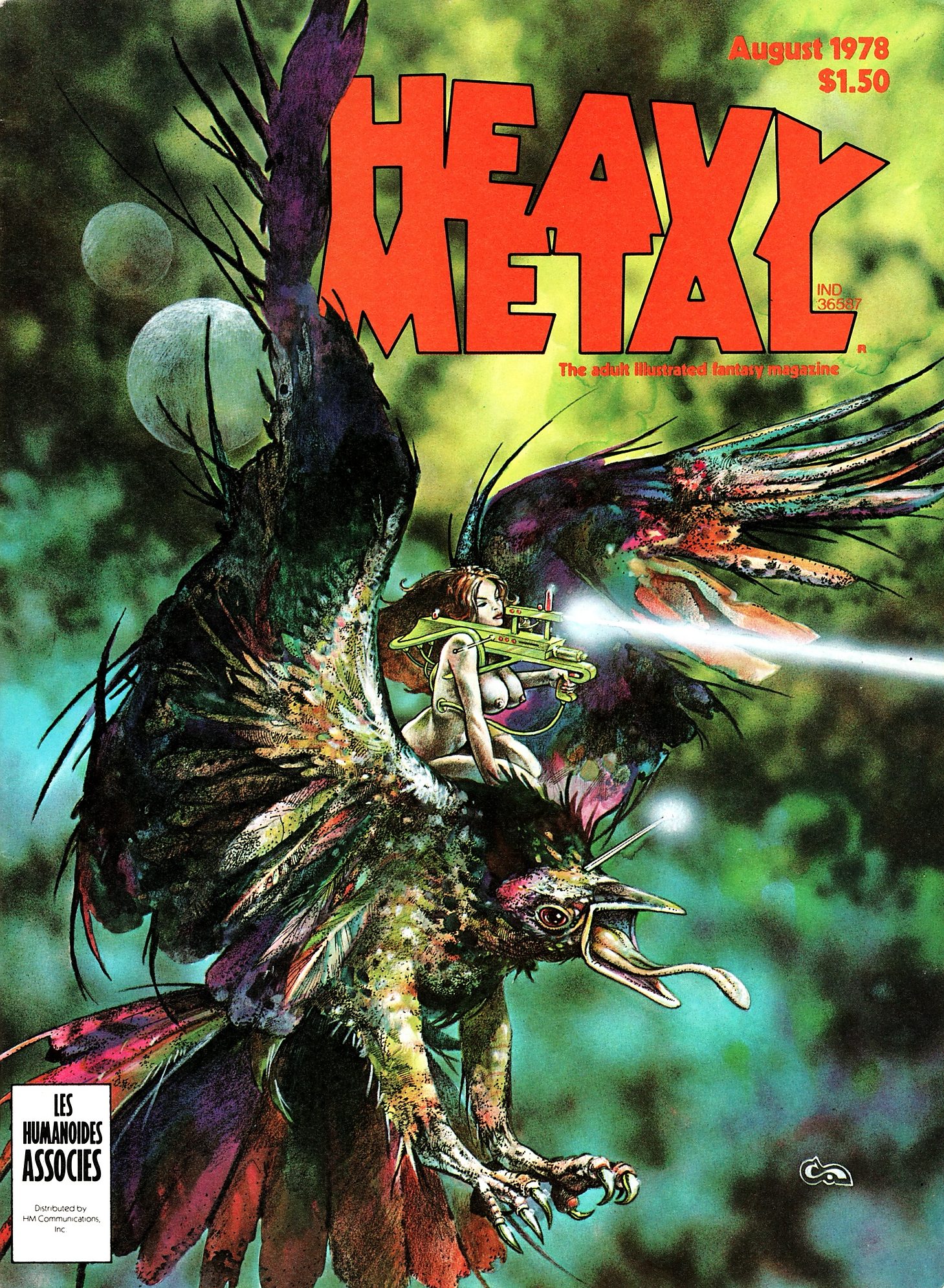 Heavy Metal, August 1978 book cover